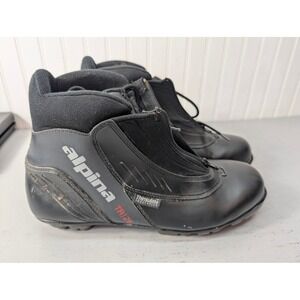 Alpina TR25 Thinsulate Cross Country Ski Boots Black NNN Men's Size 11 Touring